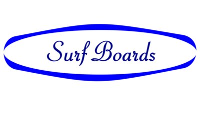 Surf board logo